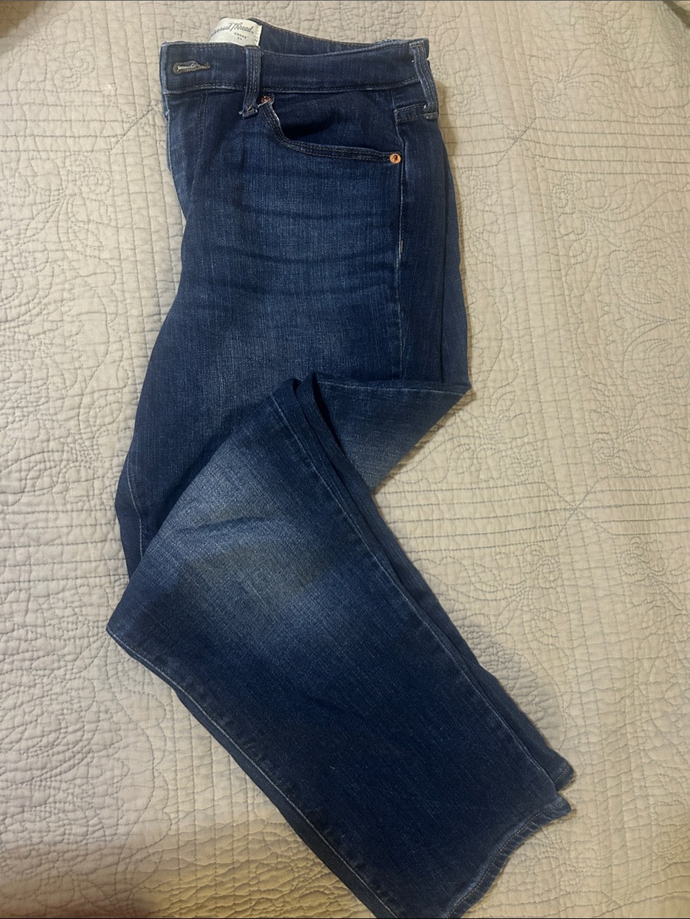 Universal Thread High Rise Dark Wash Blue Jeans